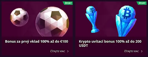 Futbalové lopty a športový bonus 100 % až do €100 za prvý vklad v Malina Casino