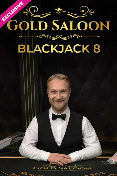 Hra Gold Saloon Blackjack 8 Exclusive v Malina Casino